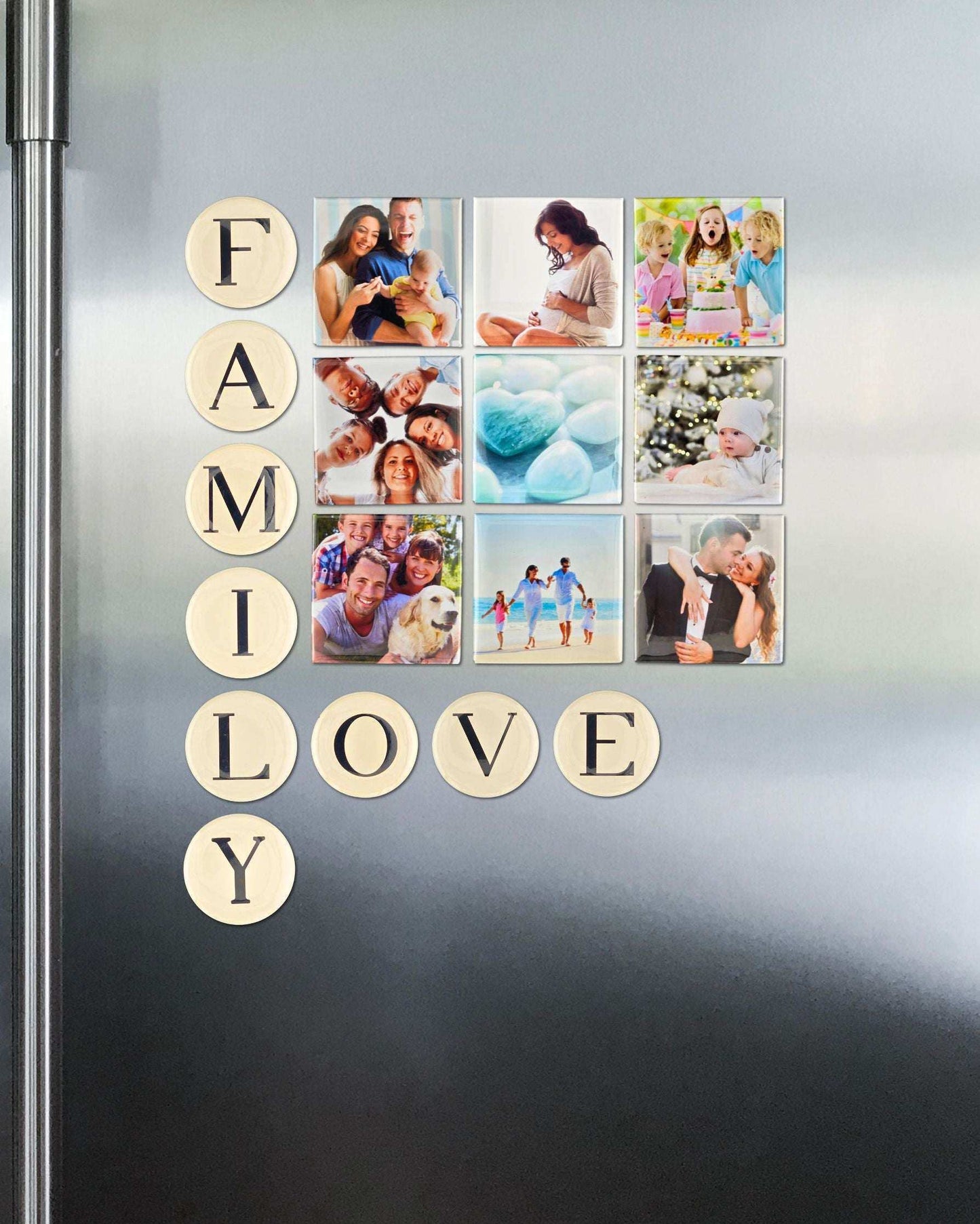 Custom Round Photo Magnets, Pins & Keychains