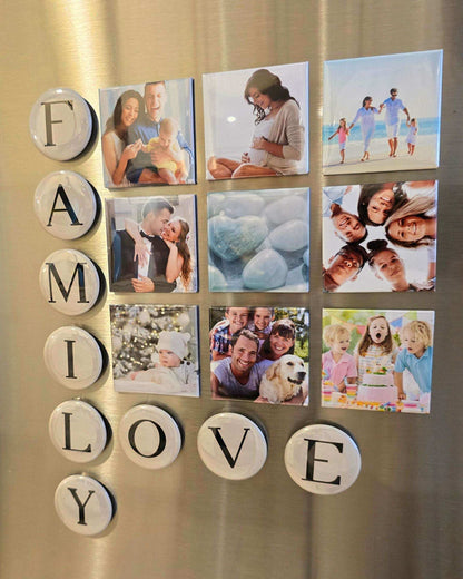 Custom Round Photo Magnets, Pins & Keychains