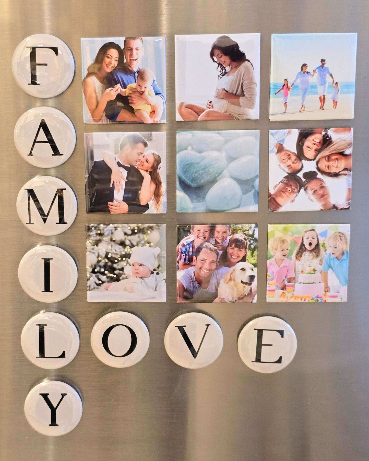 Custom Round Photo Magnets, Pins & Keychains