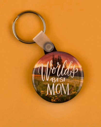 Round Premium "Mothers day" Key chain - 1.5" No. 2