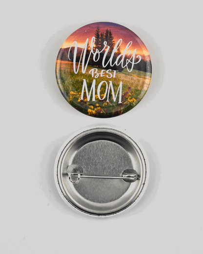 Round Premium "Mothers day" Pin - 1.5" No.1