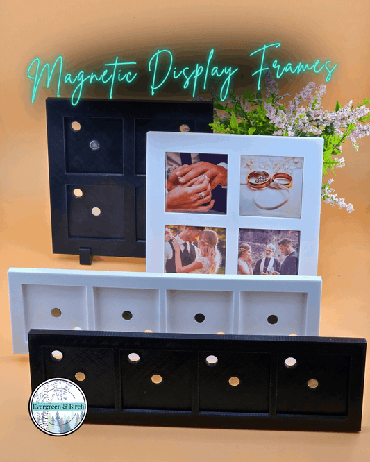 Magnetic Display Frame: Holds 4 Square Magnets