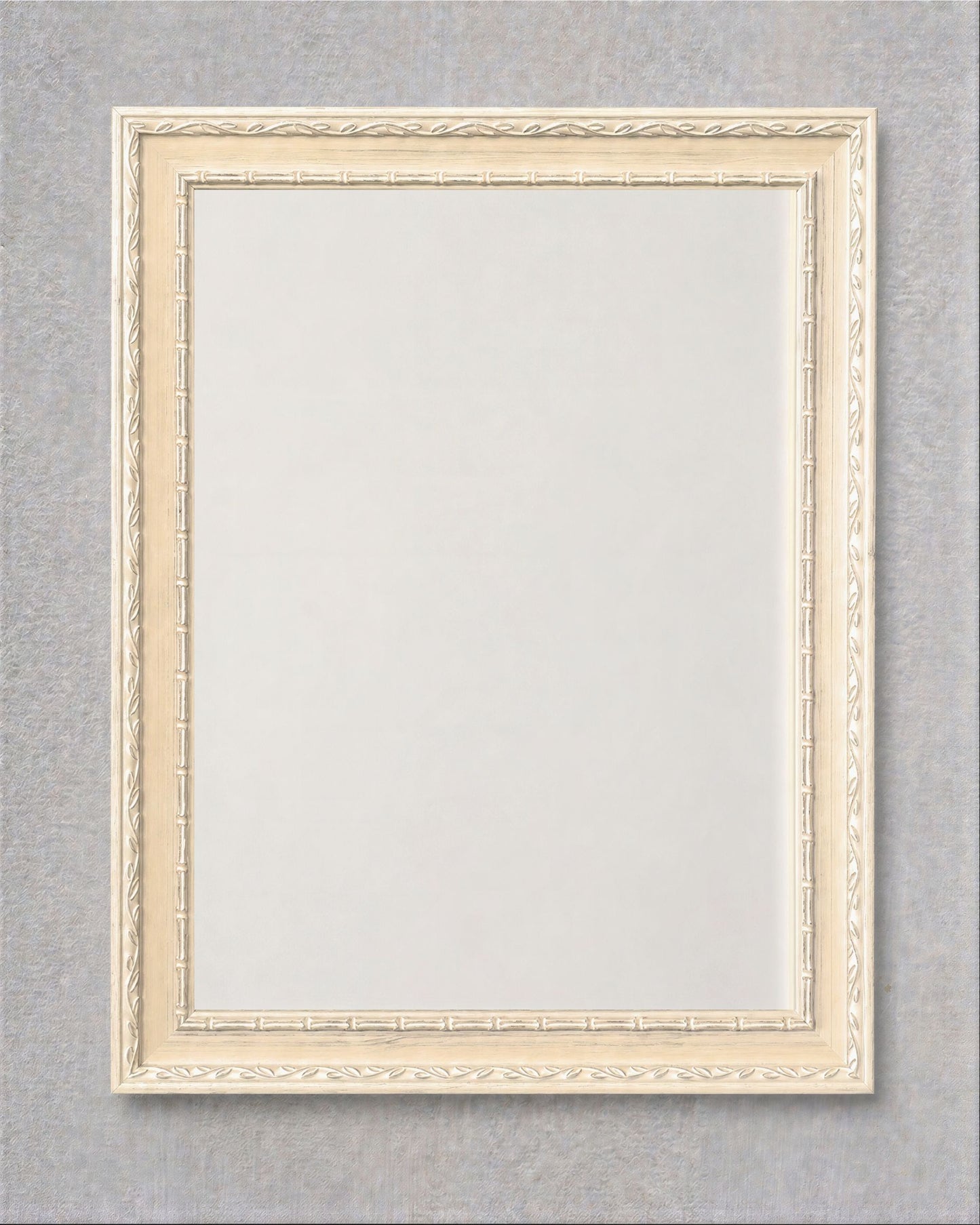 14x18 Antique Ivory Magnetic Board – Solid Wood Framed Magnet Board