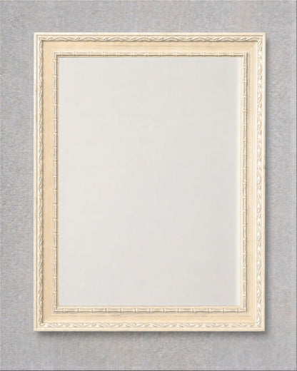 14x18 Antique Ivory Magnetic Board – Solid Wood Framed Magnet Board