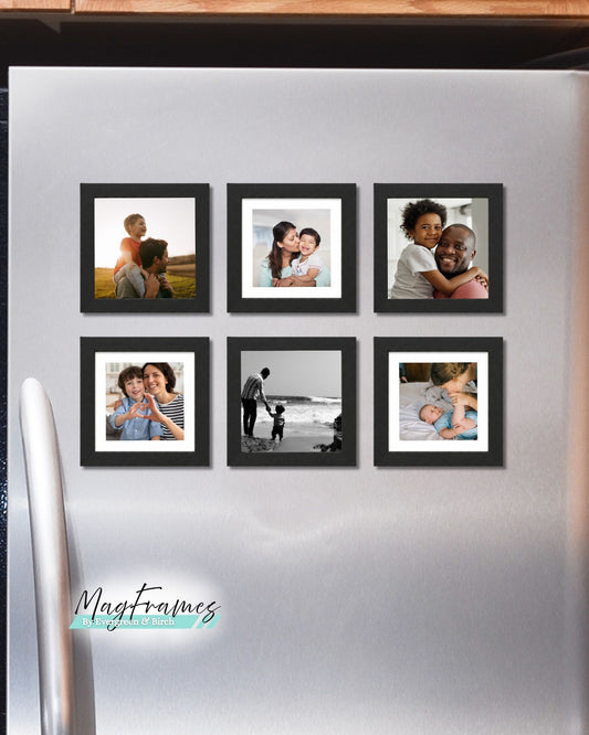 4x4 Magnetic Photo Frames – Peel & Stick Gallery Wall | MagFrames Classic