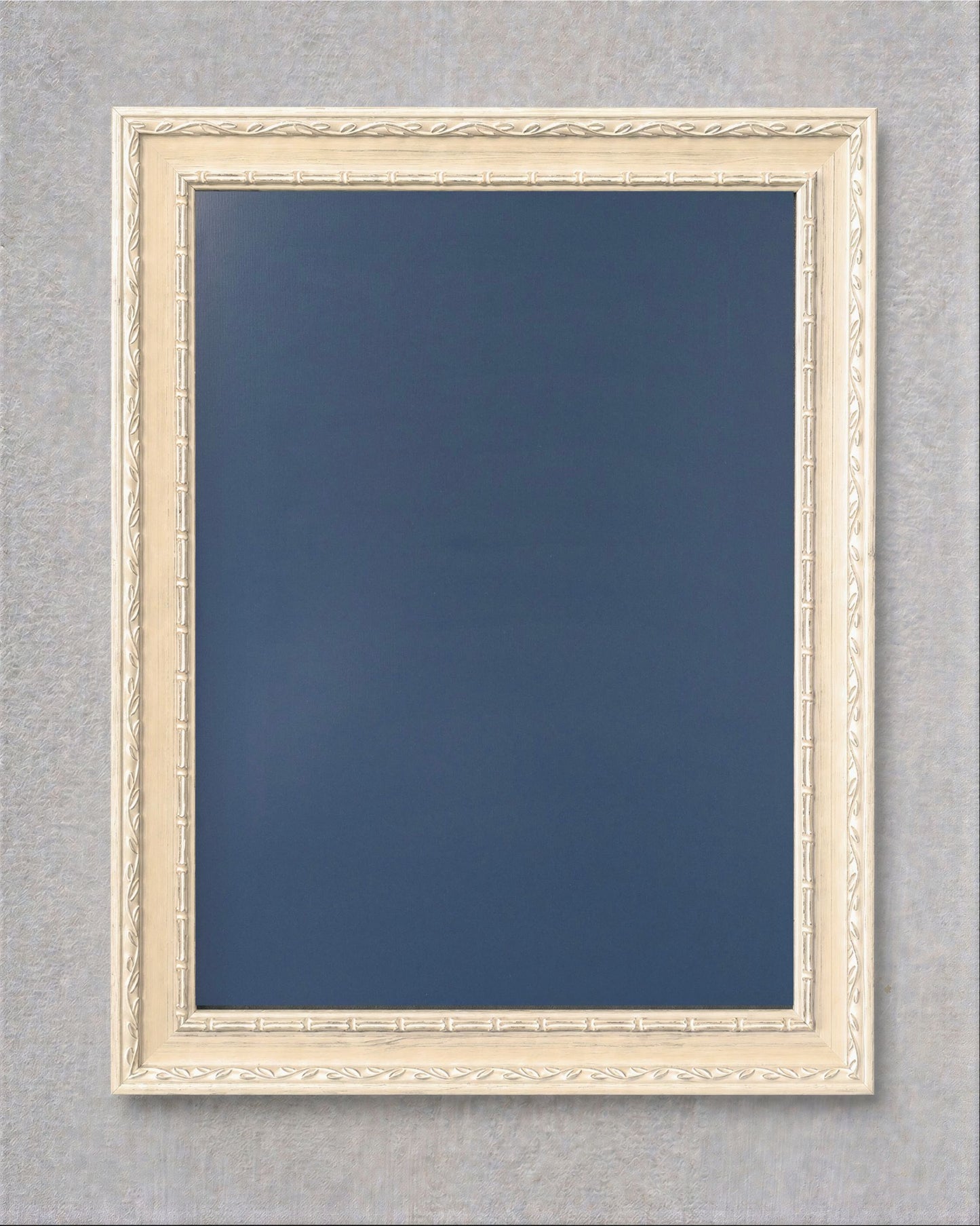 14x18 Antique Ivory Magnetic Board – Solid Wood Framed Magnet Board