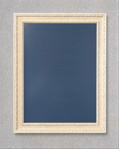 14x18 Antique Ivory Magnetic Board – Solid Wood Framed Magnet Board