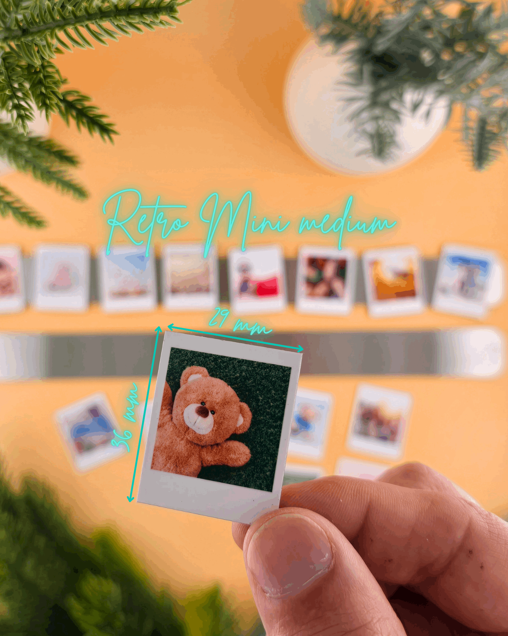 Mini Retro Magnetic Prints, Set of 10 1 set of 8 medium mini retro Only set