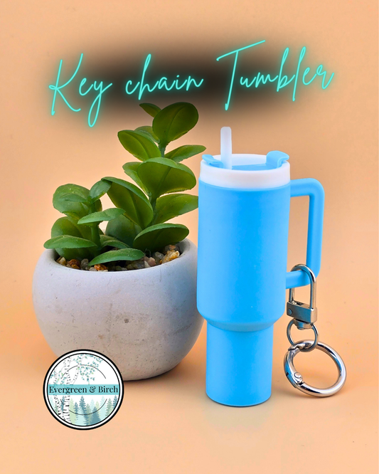 Mini Tumbler Keychain: Cute Lip Balm Holder & Coin Purse Charm