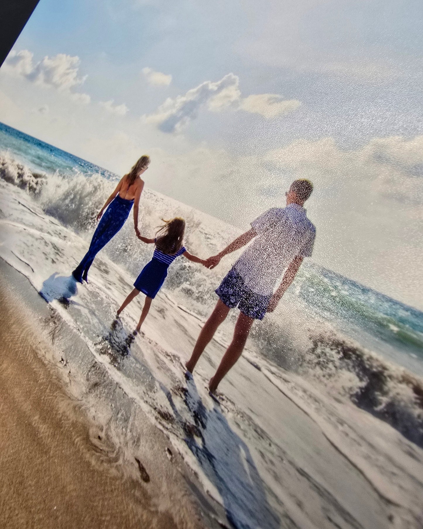 premium Luster anti-scratch paper, 8x6 Custom Frameless photo