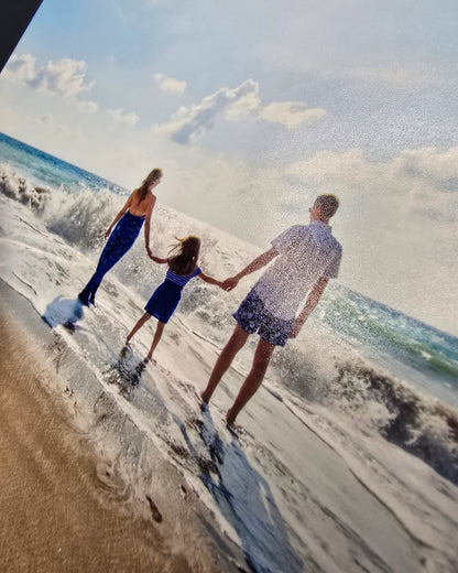 premium Luster anti-scratch paper, 8x6 Custom Frameless photo