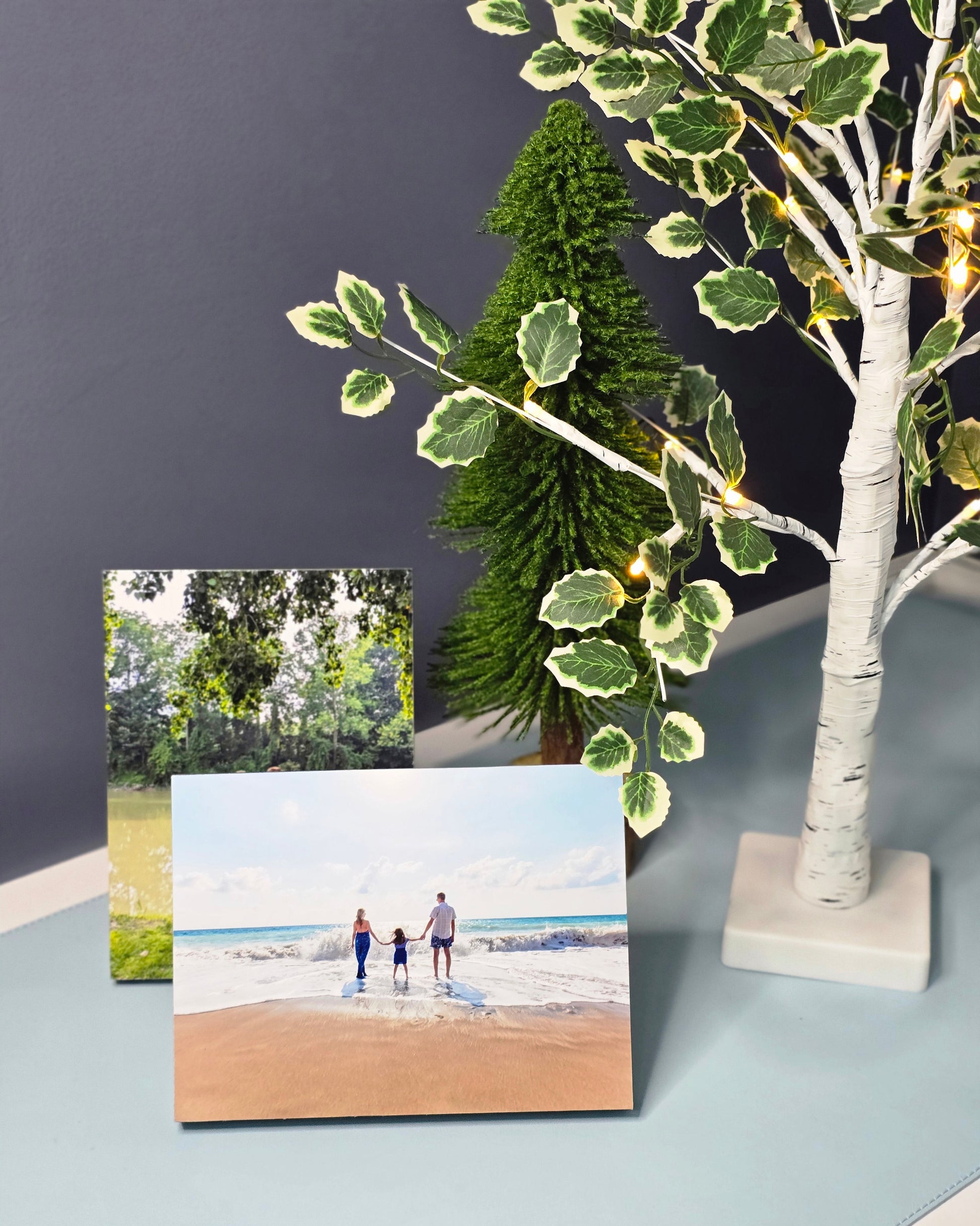 6x8 Custom Frameless Photo Block – Black Edge