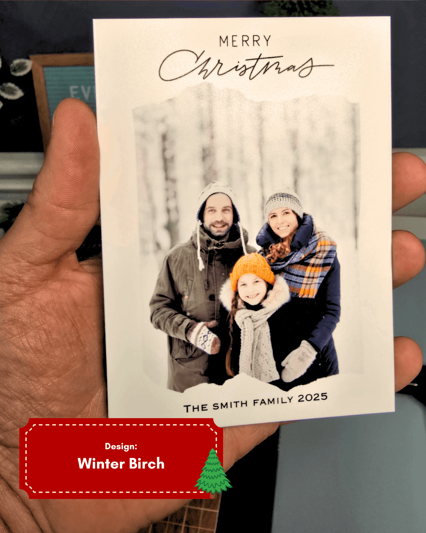 Magnetic Christmas Cards with Envelopes