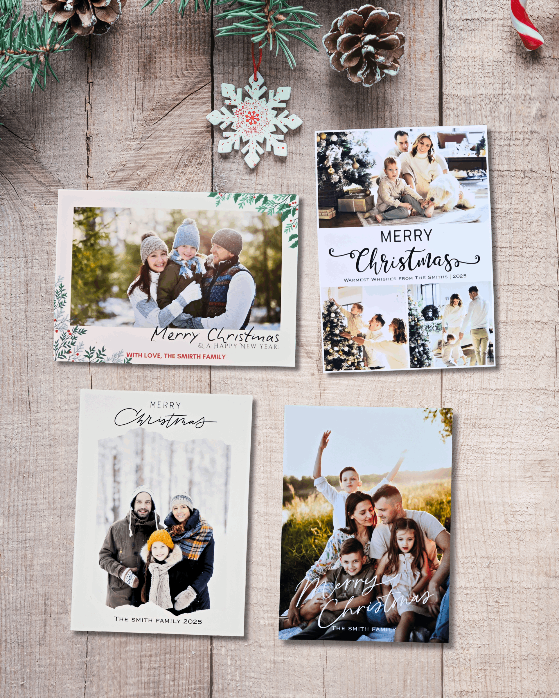 Magnetic Christmas Cards with Envelopes