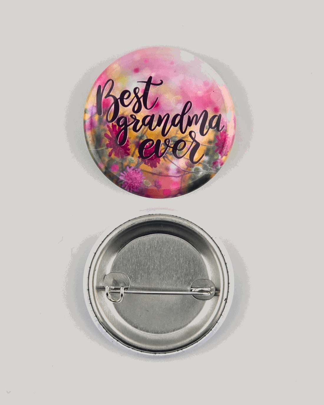 Round Premium "Mothers day" Pin - 1.5" No.7