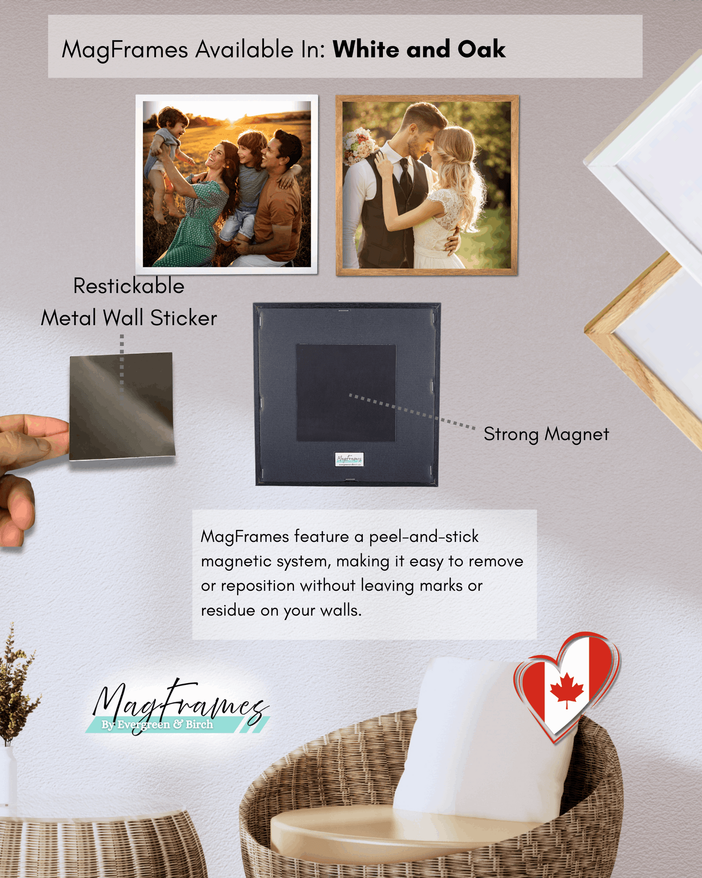 MagFrames The Meadow 7-Piece Gallery Wall