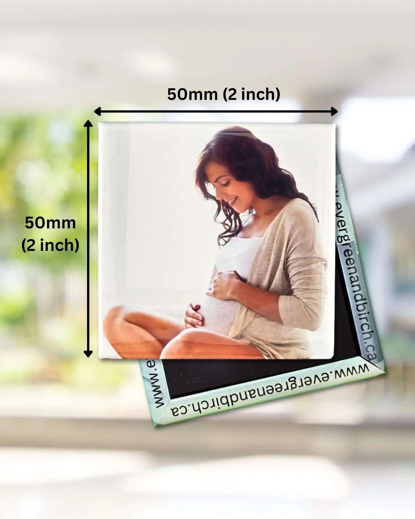 Custom Hard Photo Magnets 2x2” – Glossy Pressed Fridge Magnets