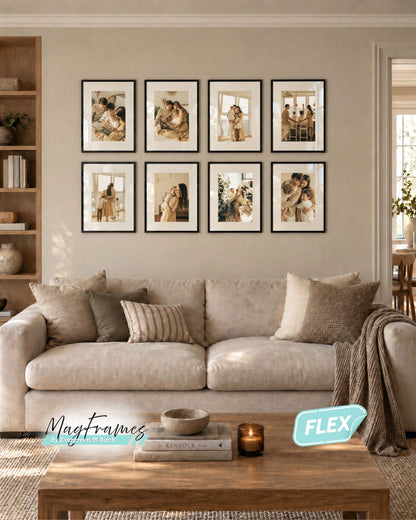 12x16 Magnetic Photo Frames – Peel & Stick Gallery Wall | MagFrames Flex