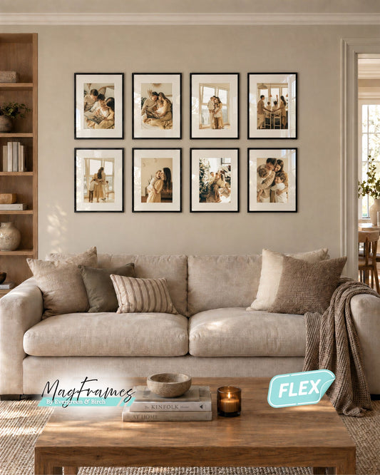 12x16 Magnetic Photo Frames – Peel & Stick Gallery Wall | MagFrames Flex