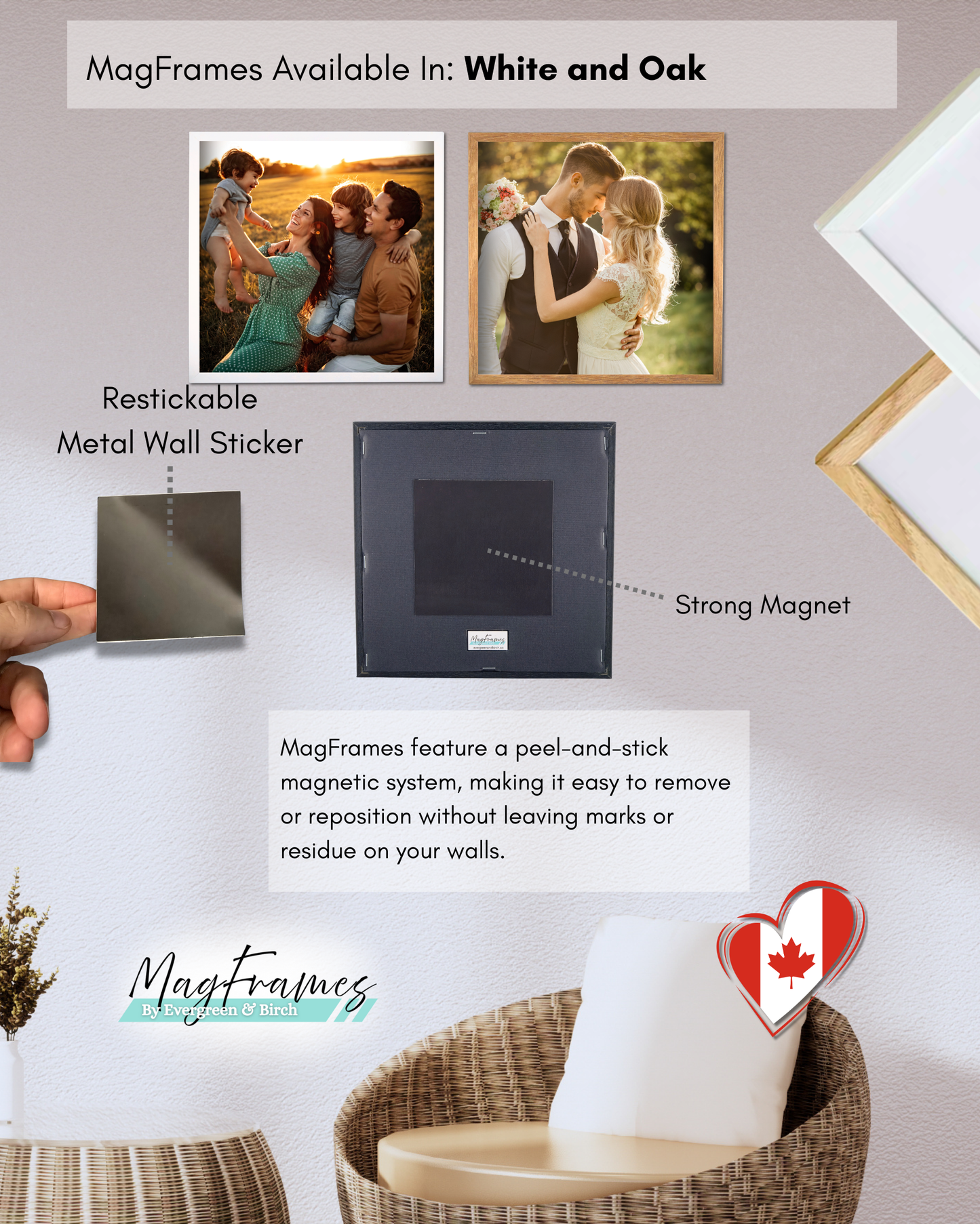 MagFrames The Meadow 7-Piece Gallery Wall