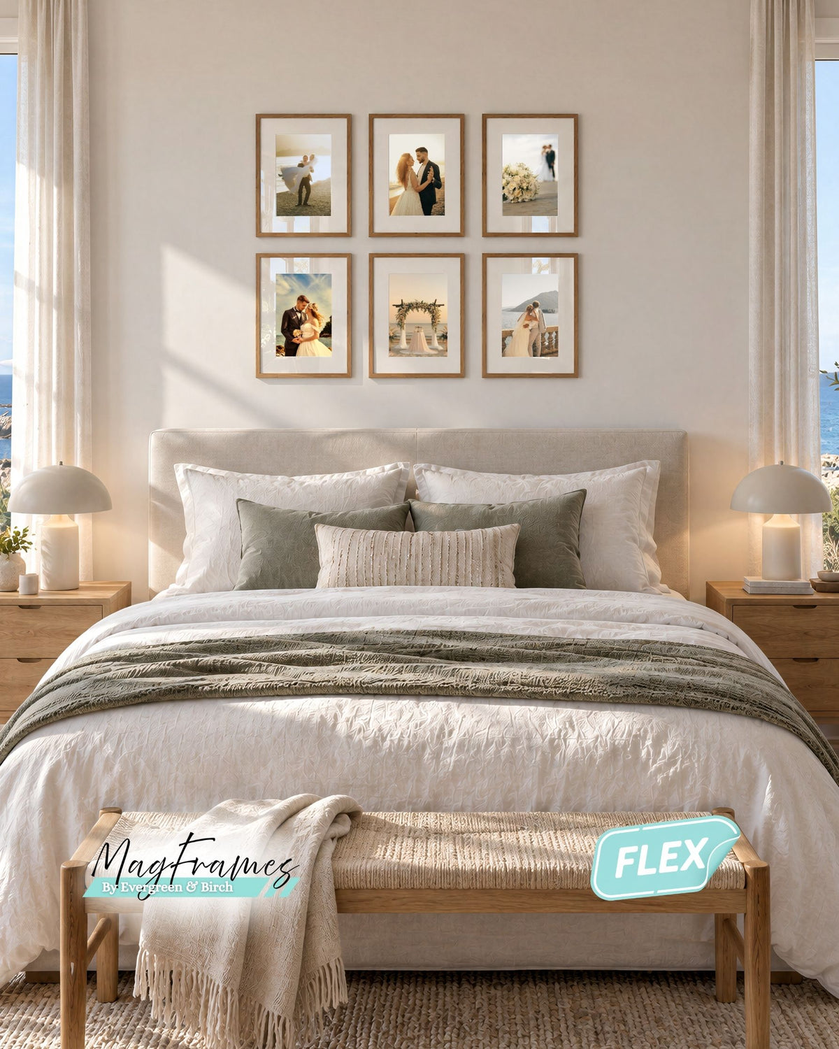 12x16 Magnetic Photo Frames – Peel & Stick Gallery Wall | MagFrames Flex