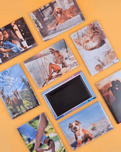 Premium Custom Photo Magnets 80x53mm - Set of 6