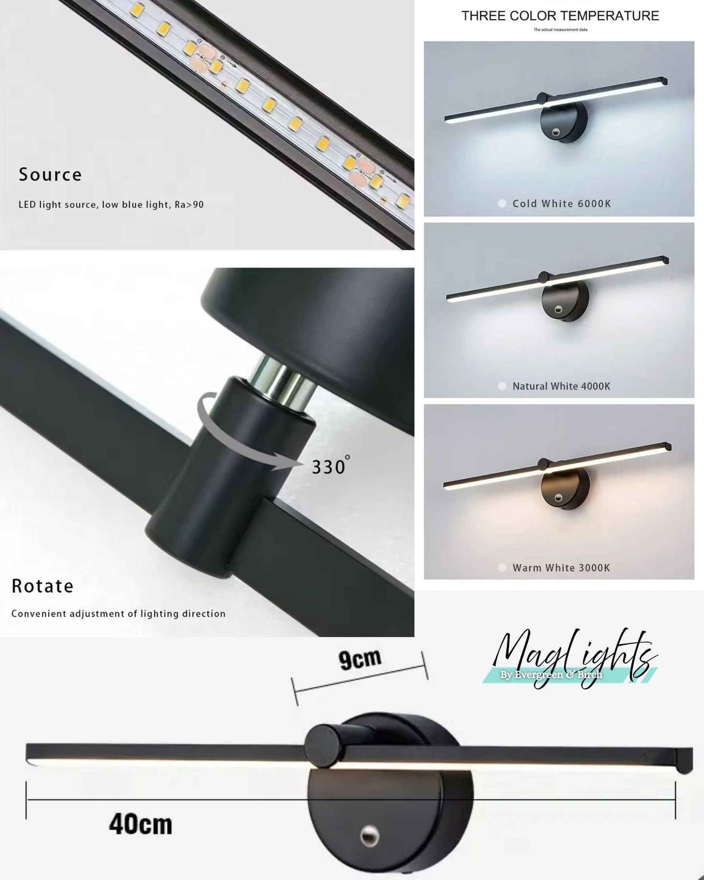 MagLight Magnetic Picture Light | Wireless Gallery Wall Light