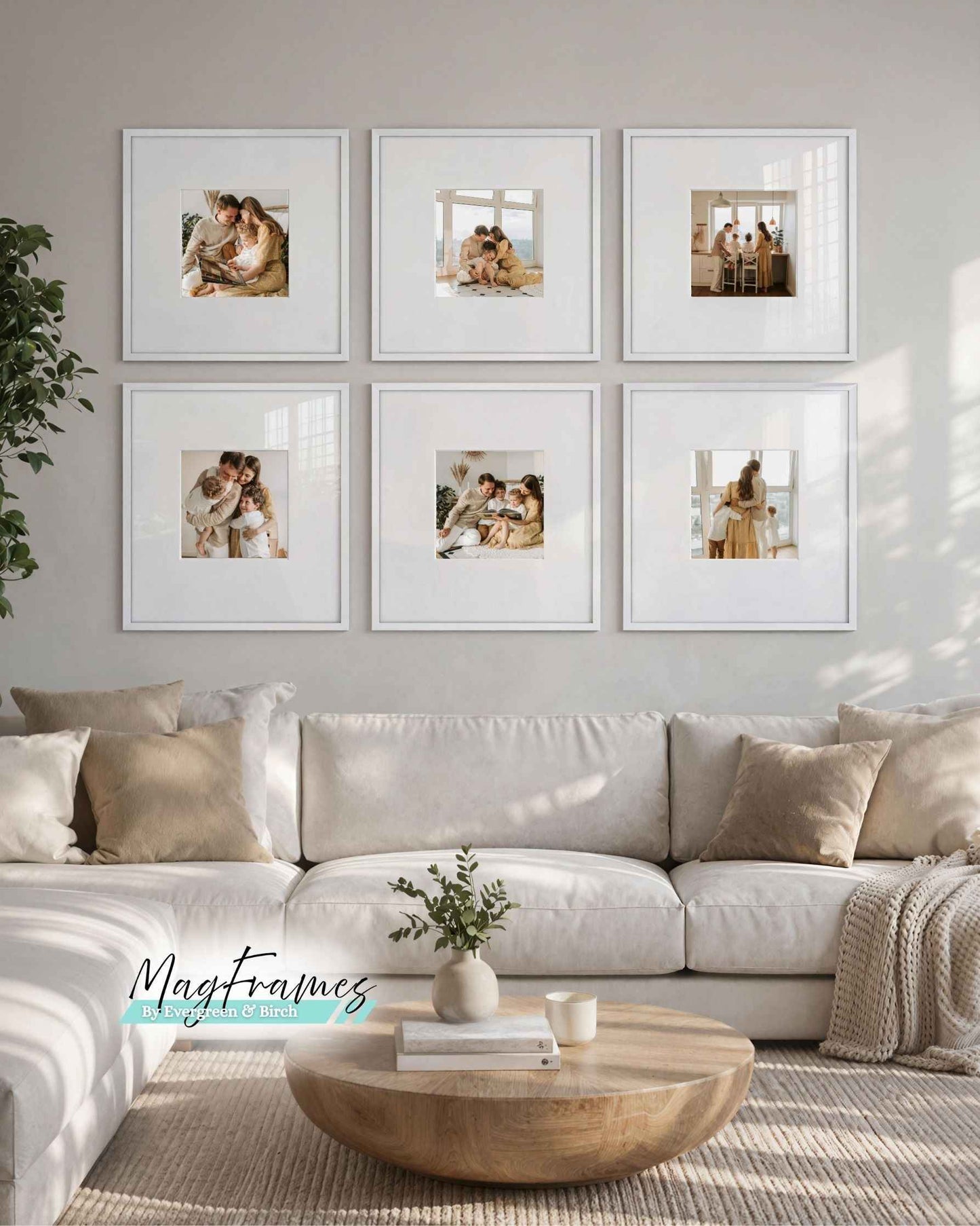 20x20 Magnetic Photo Frames – Peel & Stick Gallery Wall | MagFrames Canada