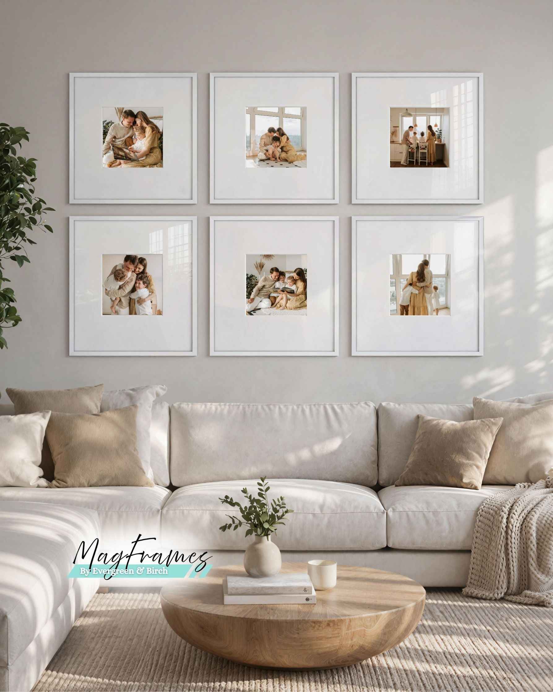 20x20 Magnetic Photo Frames – Peel & Stick Gallery Wall | MagFrames Canada