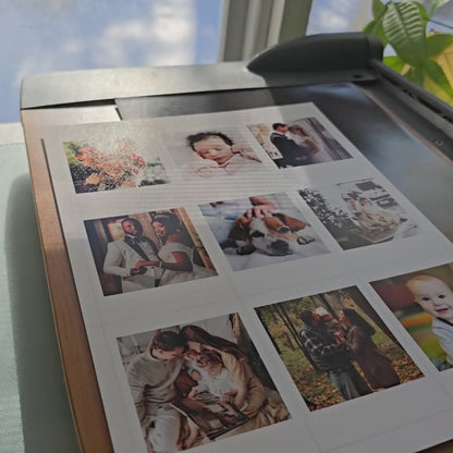 Personalized Retro Photo Magnets, Vintage Style Custom Fridge Magnet Set